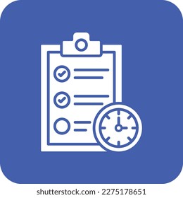 Agenda vector icon. Can be used for printing, mobile and web applications.