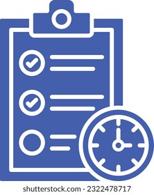 Agenda vector icon. Can be used for printing, mobile and web applications.