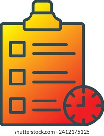 Icono del vector de agenda. Se puede usar para imprimir, móviles y aplicaciones web.