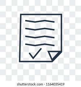 Agenda vector icon isolated on transparent background, Agenda logo concept
