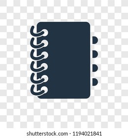 Agenda vector icon isolated on transparent background, Agenda transparency logo concept