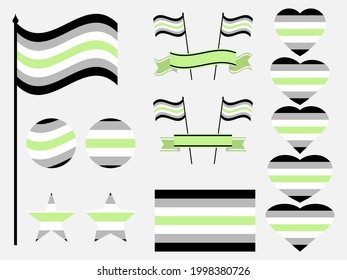 Agender Flag Images Stock Photos Vectors Shutterstock