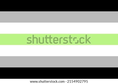 Agender pride flag background. Symbol of Agender Community. Vector illustration