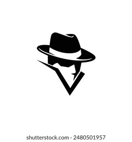 agent abstract logo modern style