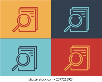 Agent Doc Search Logo Template, Simple Flat Icon Of agent,doc,business