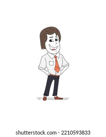 Agent icon. Cartoon of agent vector icon for web design isolated on white background. 