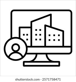 Agent Portal Icon Element For Design