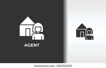 Agent Vector, Icon Or Logo Sign Isolated Symbol Illustration