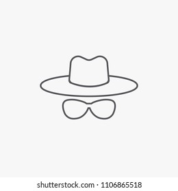 agent vector icon spy
