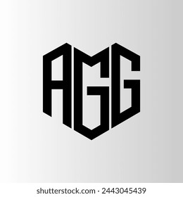 AGG letter logo abstract design. AGG unique design. AGG.
