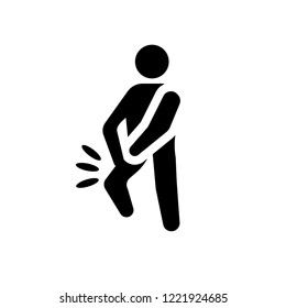 aggravated human icon. Trendy aggravated human logo concept on white background from Feelings collection. Suitable for use on web apps, mobile apps and print media.