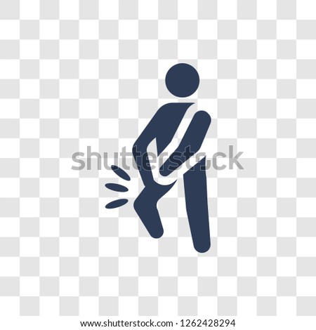 aggravated human icon. Trendy aggravated human logo concept on transparent background from Feelings collection