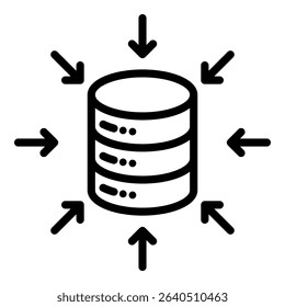 Aggregation Simple Vector Icon Collection