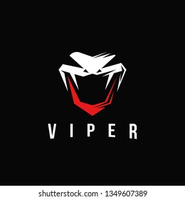 Aggresive powerfull viper snake logo icon inspiration