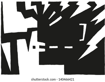  aggression - abstract vector background