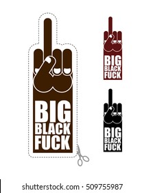 Aggression and anger sign.