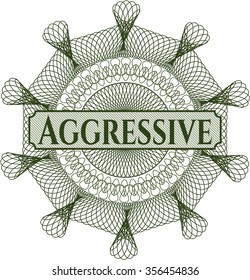 Aggressive abstract linear rosette