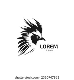 Aggressive Bird logo icon vector template