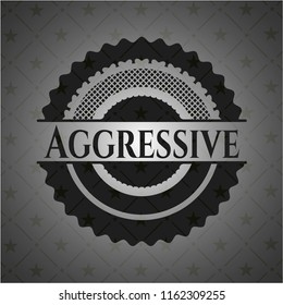 Aggressive dark icon or emblem