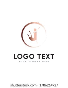 Plantilla de logotipo J tipo carta de presentación agresiva, logotipo vector para identidad empresarial y de empresa