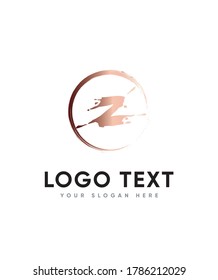 Aggressive display letter type Z logo template, Vector logo for business and company identity