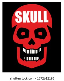 aggressive emblem with skull,design t shirts