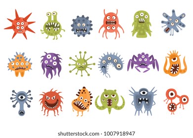 Aggressive Fantastic Monster Microorganisms Set