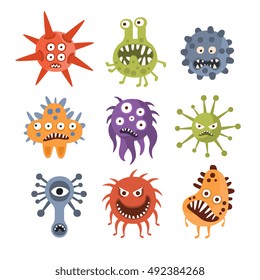 Aggressive Fantastic Monster Microorganisms Set