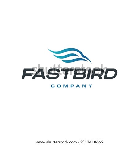 Aggressive and fast bird logo design. Bird head mascot logo design, eagle, falcon or hawk badge emblem vector icon