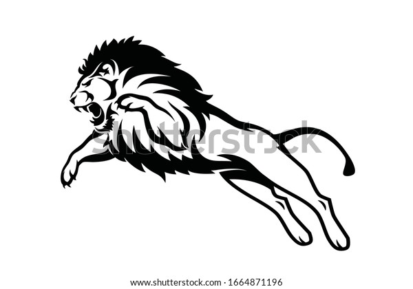 Free Free 200 Jumping Lion Svg SVG PNG EPS DXF File