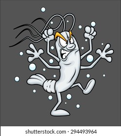 Aggressive Shrimp Character