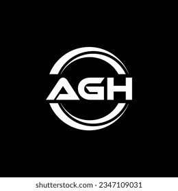 AGH Logo Design, Inspiration for a Unique Identity. Modern Elegance and Creative Design. Watermark Your Success with the Striking this Logo.