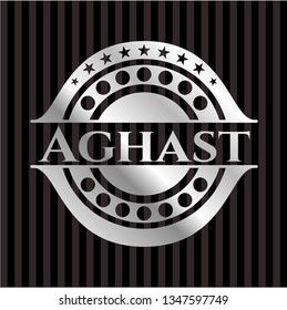 Aghast silvery emblem
