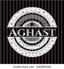 Aghast silvery emblem