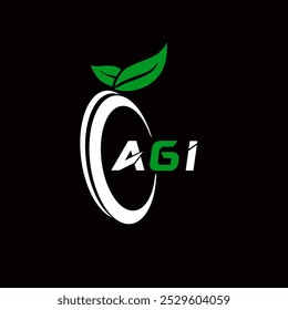 AGI creative minimalist letter logo. AGI unique vector initials alphabet letter logo design 
