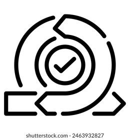 Agile Approach icon can be used for web, app, infographic, etc