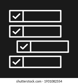 Agile, backlog, scrum, tasks icon vector image. Can also be used for project management. Suitable for use on web apps, mobile apps and print media.
