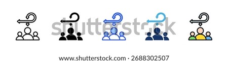 Agile Coach Icon Collection With Multiple Styles