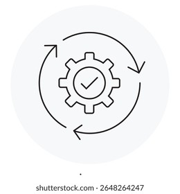Agile Cycle icon, Driving Innovation Through the Agile Cycle, Adaptive Progress Mastering the Agile Development Loop, vector