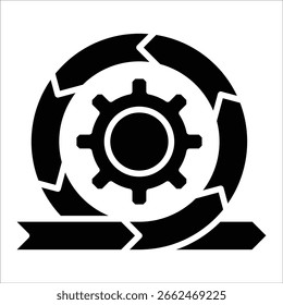 Elemento De Ícone De Desenvolvimento Ágil Para Design