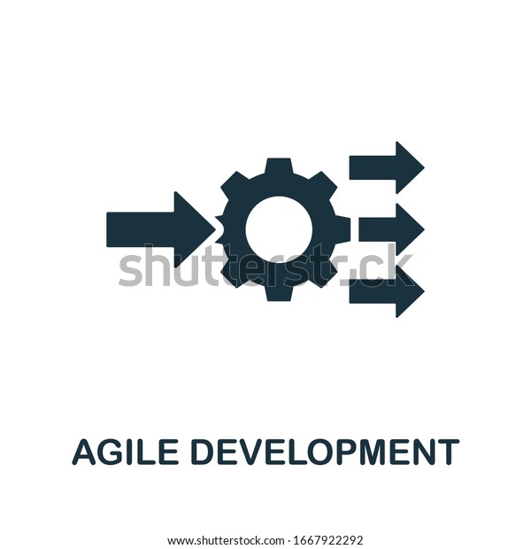 Agile Development Icon Simple Element Digital Stock Vector (Royalty ...