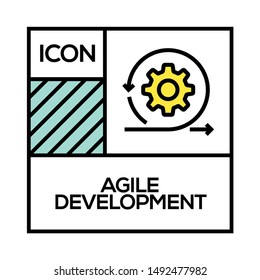 Agile Development Illustration Icon Concept Stock Vector (Royalty Free ...