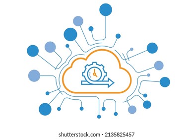 Agile Development Process icon vector design