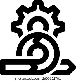 Agile Development, Agile, Scrum Outline Icon
