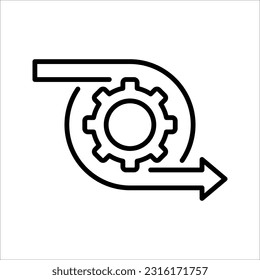 Agile icon. Creative element design from content icons collection for web design, apps, software, print usage. vector illustration on white background