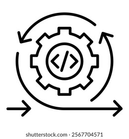 Agile Icon Element For Design