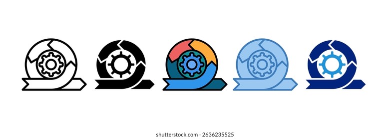 Agile Icon Element For Design