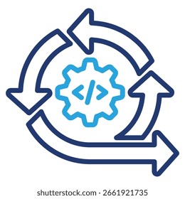Elemento de icono ágil para el diseño