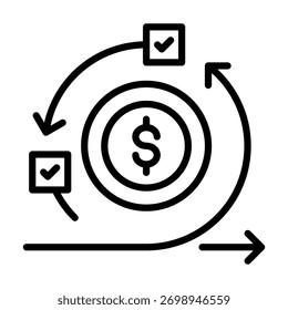 Agile Icon Element For Design And Vector