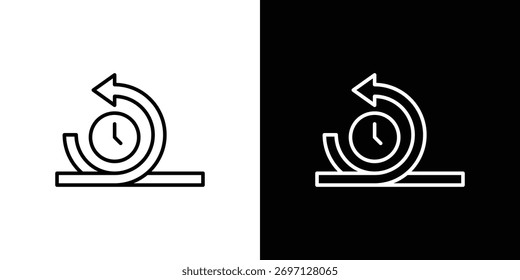 Agile icon. Line with editable stroke.